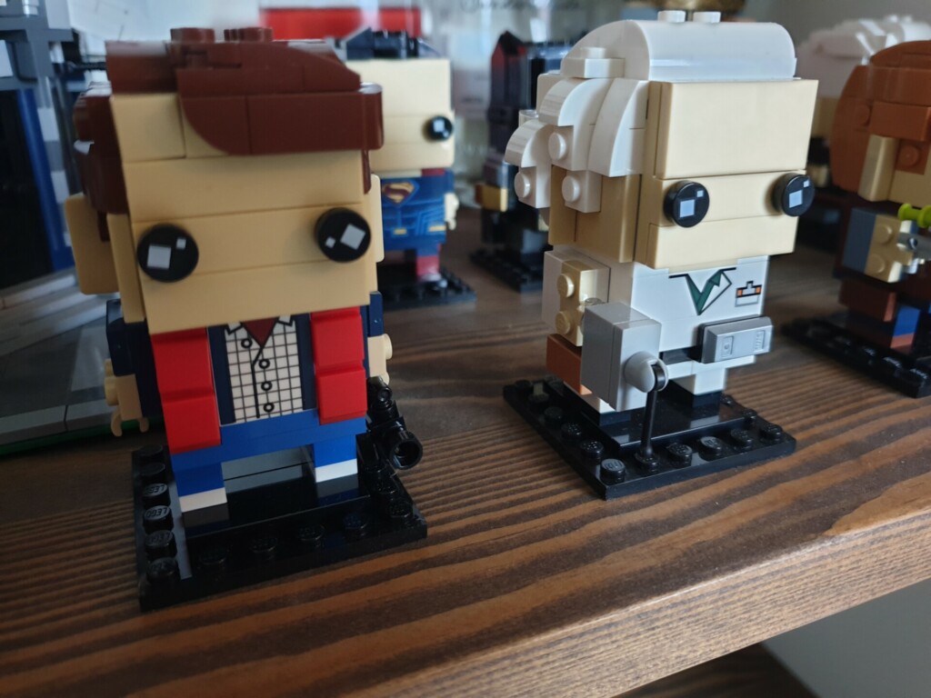 Marty and Doc Brown Lego brickheadz