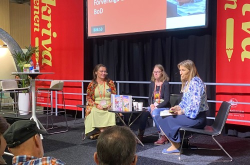 Jeanette Niemi, Linda Reumann, Jenny Hansson skrivas scen bokmässan 2024