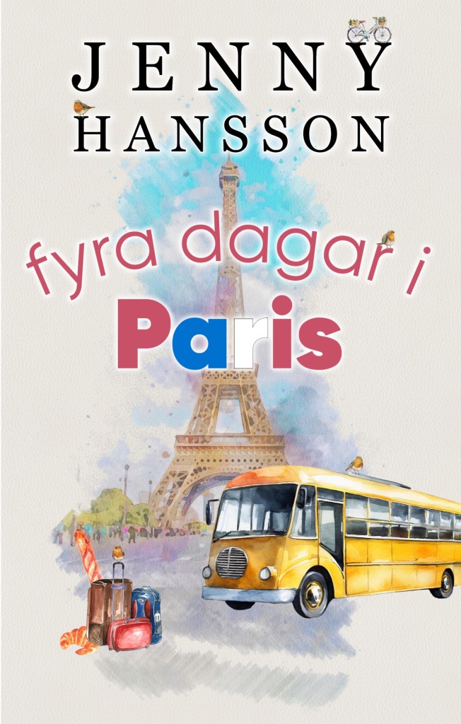 Fyra dagar i Paris eboksomslag Jenny Hansson